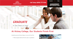 Desktop Screenshot of hickeycollege.edu